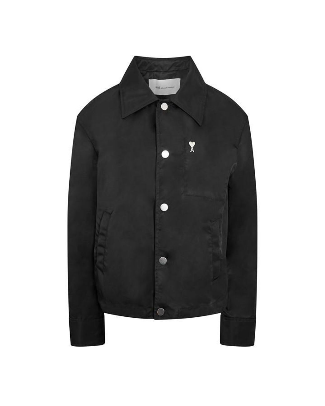 AMI Black Coach Overshirt