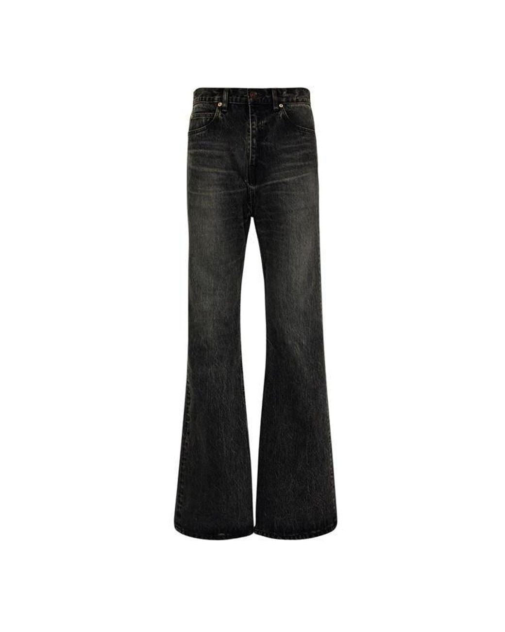 Balenciaga Black Flared Jeans for men