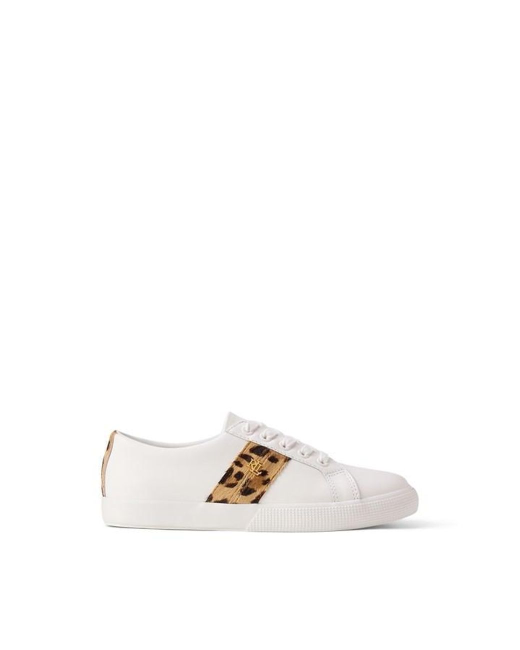 Ralph Lauren White Jason Ii Low-Top Trainers