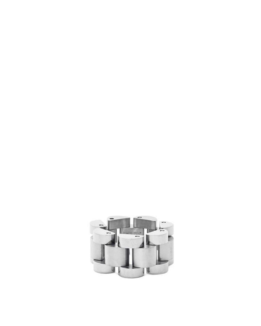 Ambush Metallic Rollie Chain Ring for men