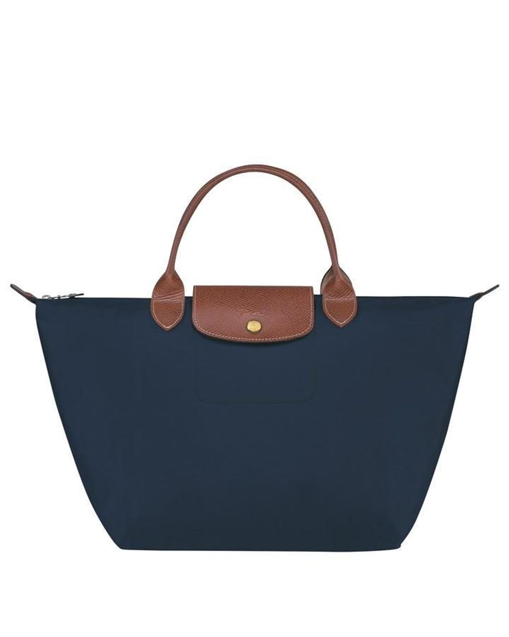 Longchamp Blue Le Pliage Original Medium Handbag