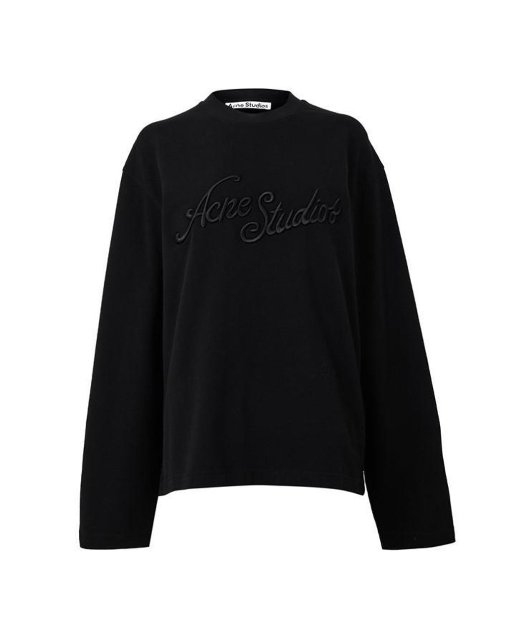 Acne Black Acne Ls T-Shirt Ld64