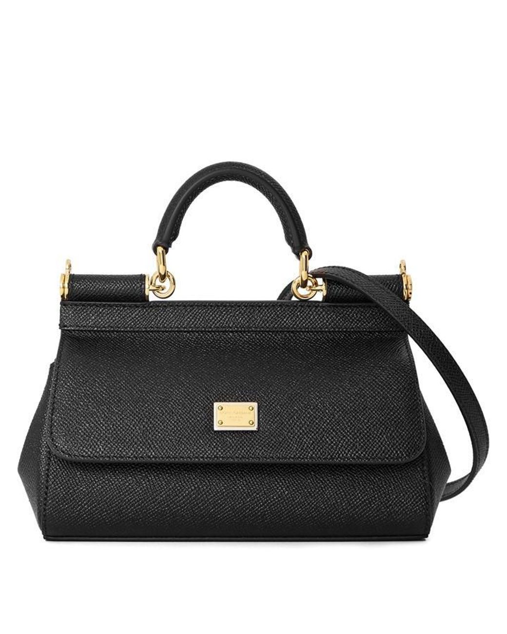 Dolce & Gabbana Black Dg Sicily Small Ld63
