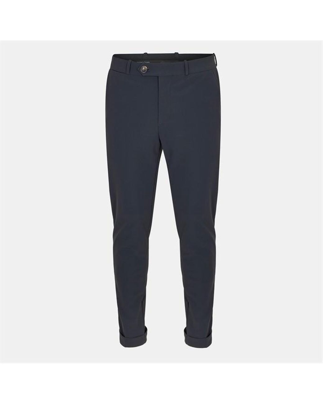 Roberto Ricci Designs Blue Surflex Technical Stretch Modern Tailored Fit Chinos for men