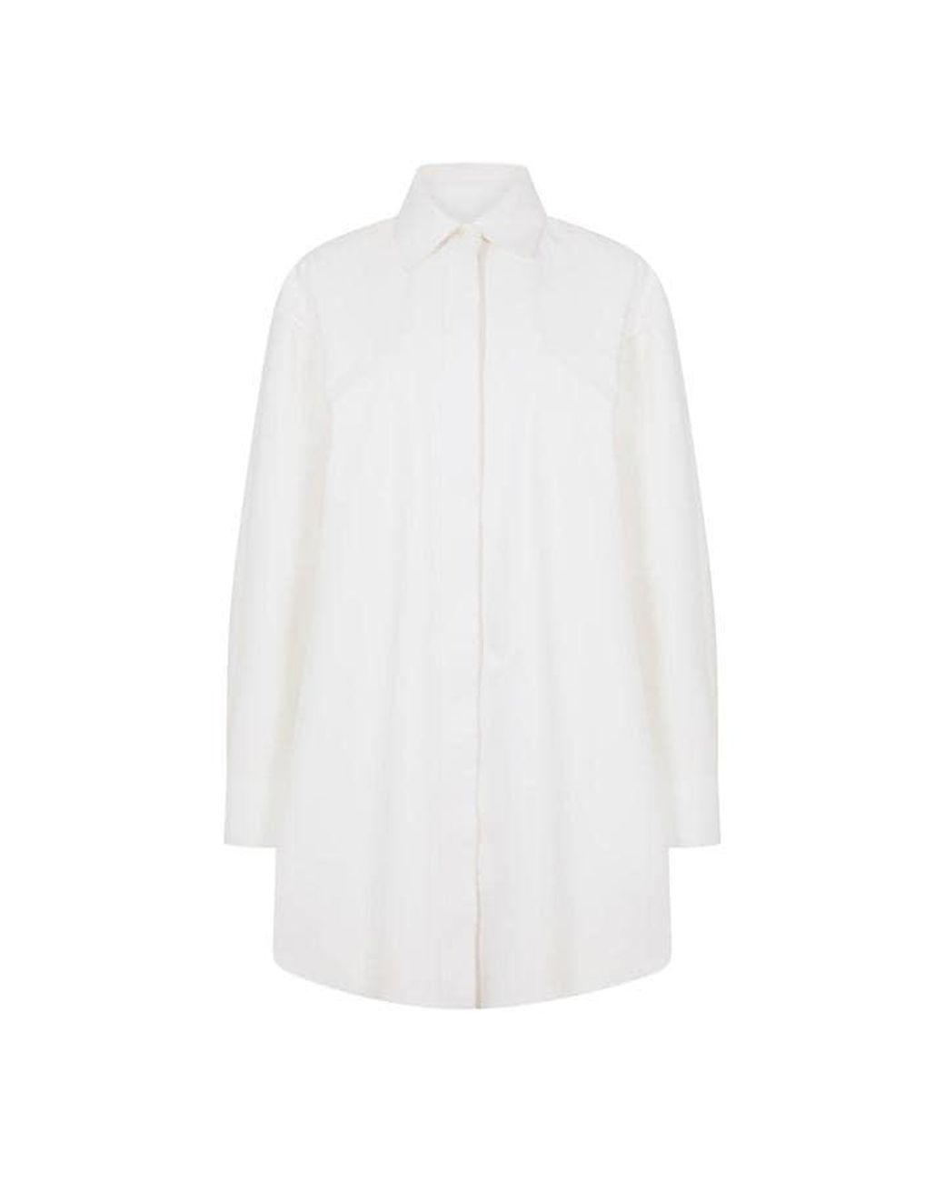 Givenchy White Wrapped Long Sleeve Shirt
