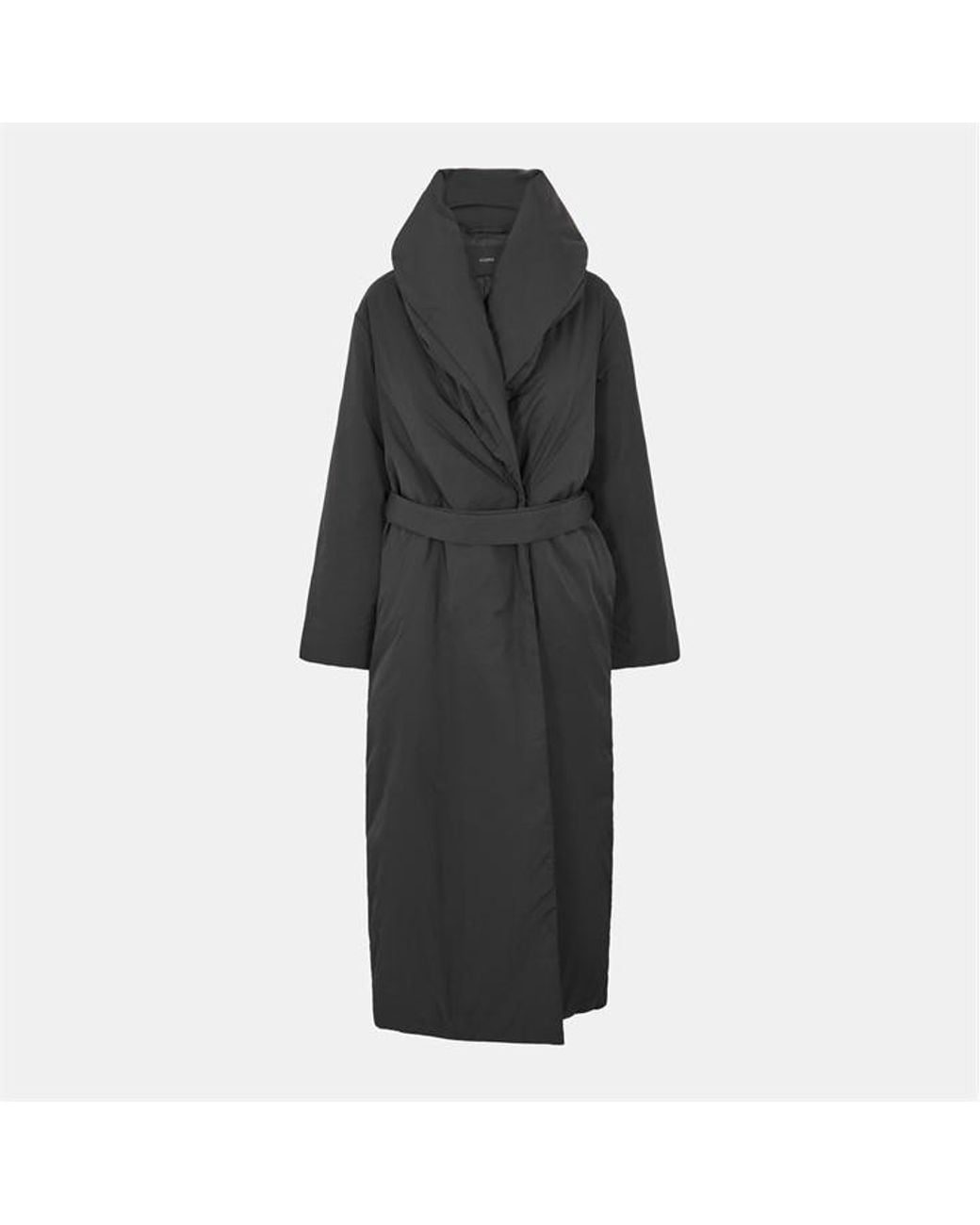 Joseph Black Longline Long Puffer Jacket