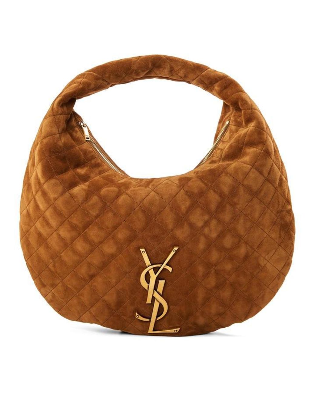 Saint Laurent Brown Icare Hobo Bag