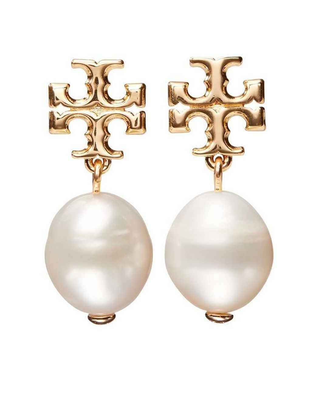 Tory Burch Metallic Kira Pearl Earring