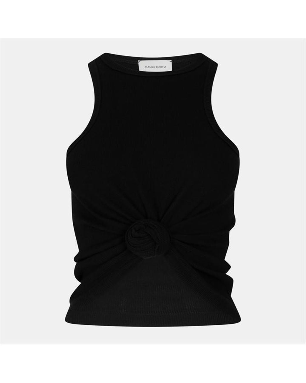 Magda Butrym Black Knot Tank Vest