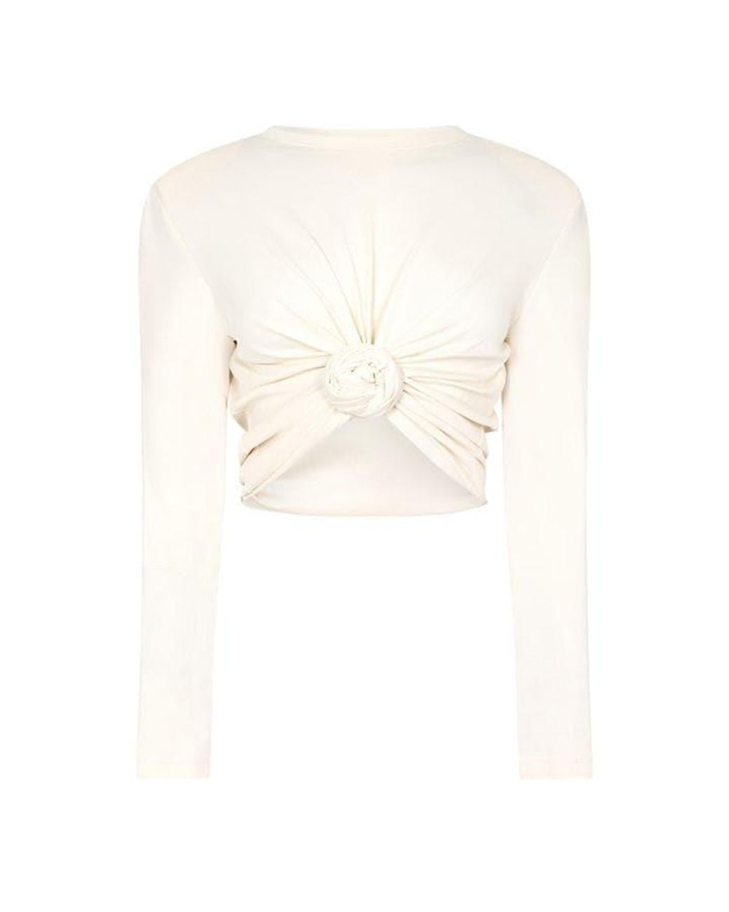 Magda Butrym White Blouse 14 Long Sleeve