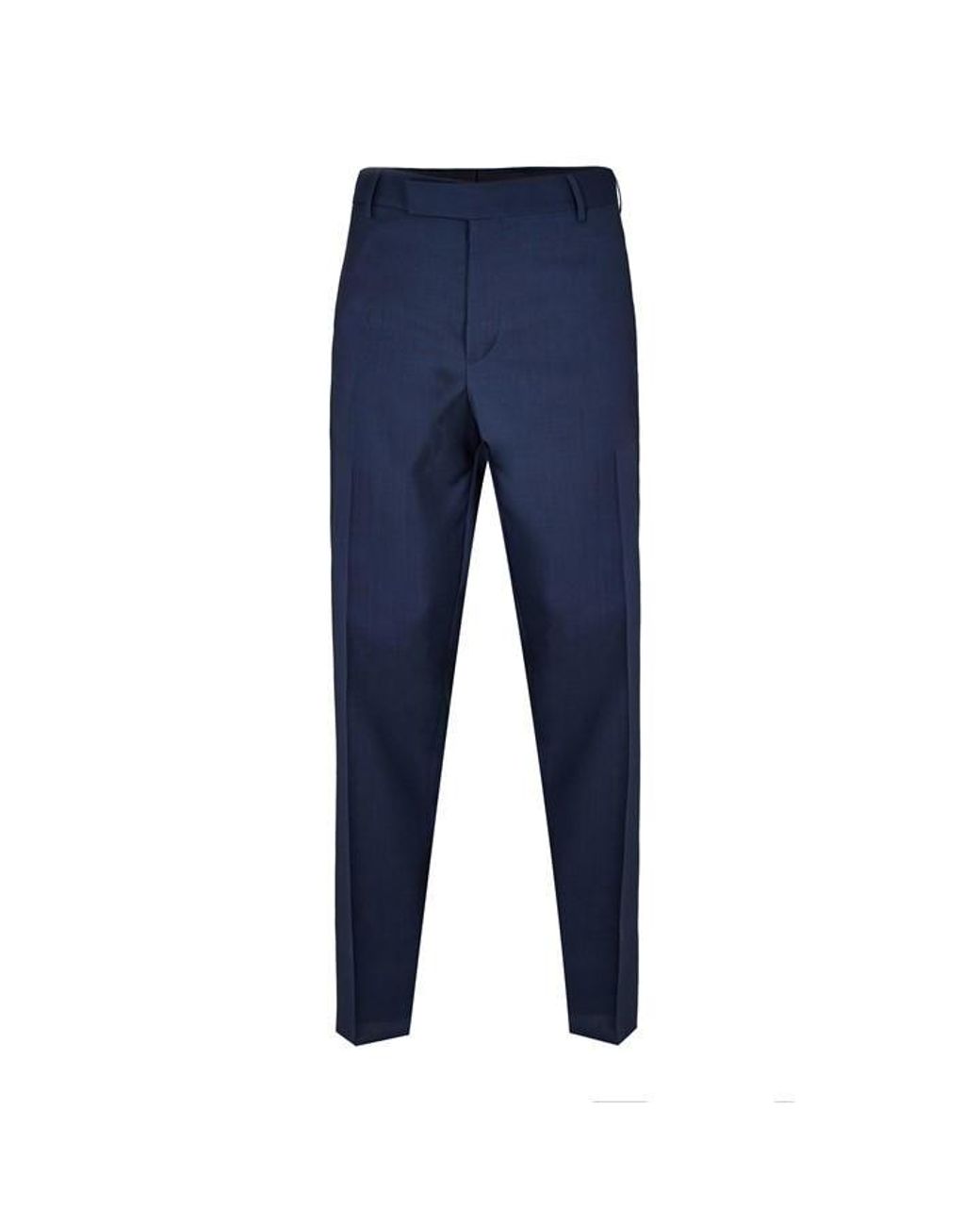 Fendi Blue Straight Leg Trousers for men