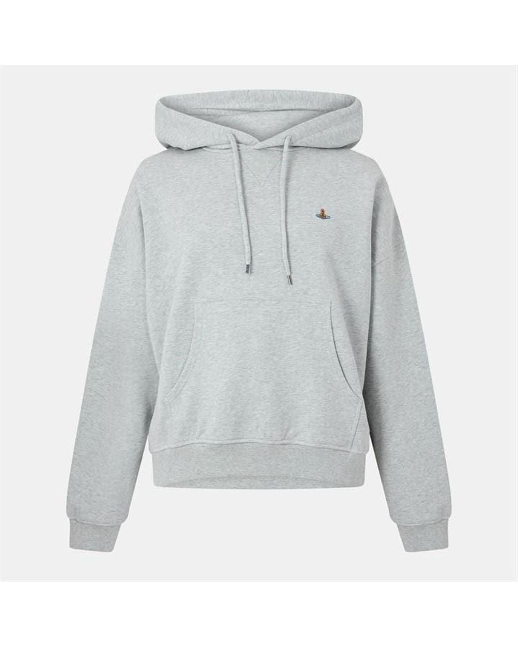 Vivienne Westwood Gray Over The Head Hoodie for men