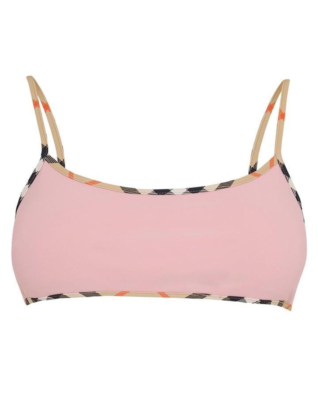 Burberry Pink Starla Bandeau Bikini