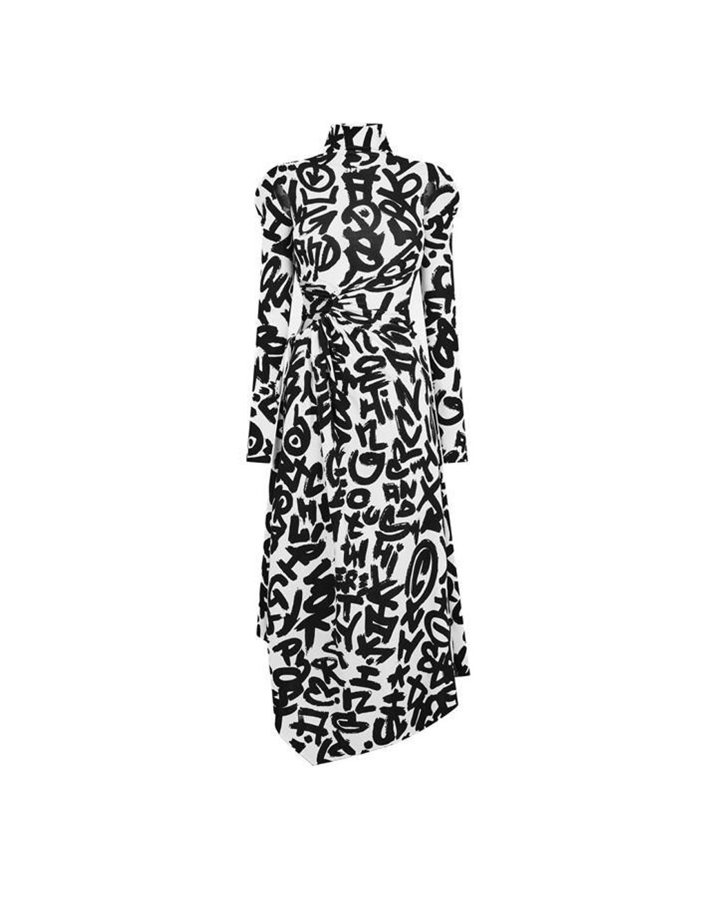 Off-White c/o Virgil Abloh Black Long Maxi Dress