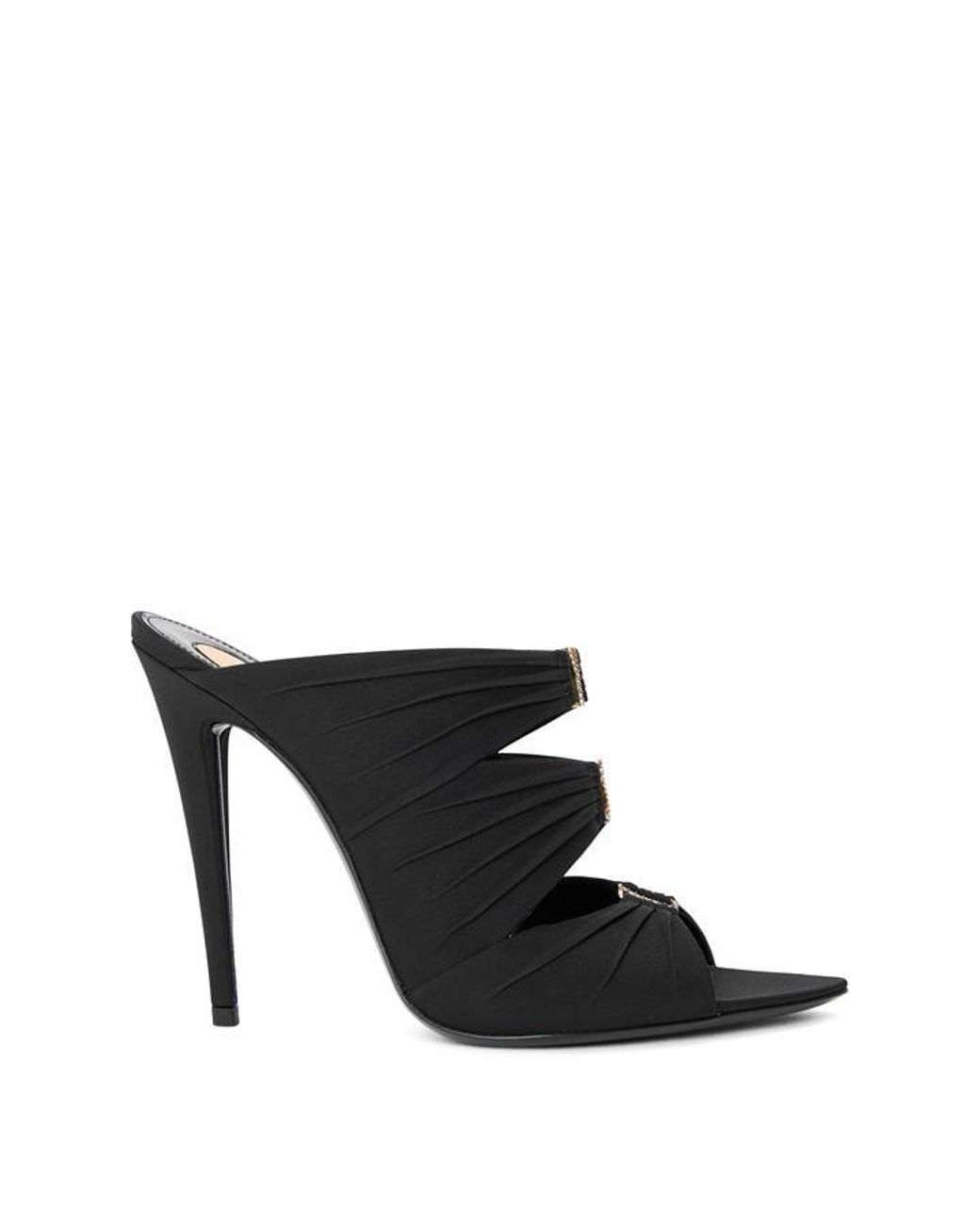 Saint Laurent Black Stiletto Court Shoes