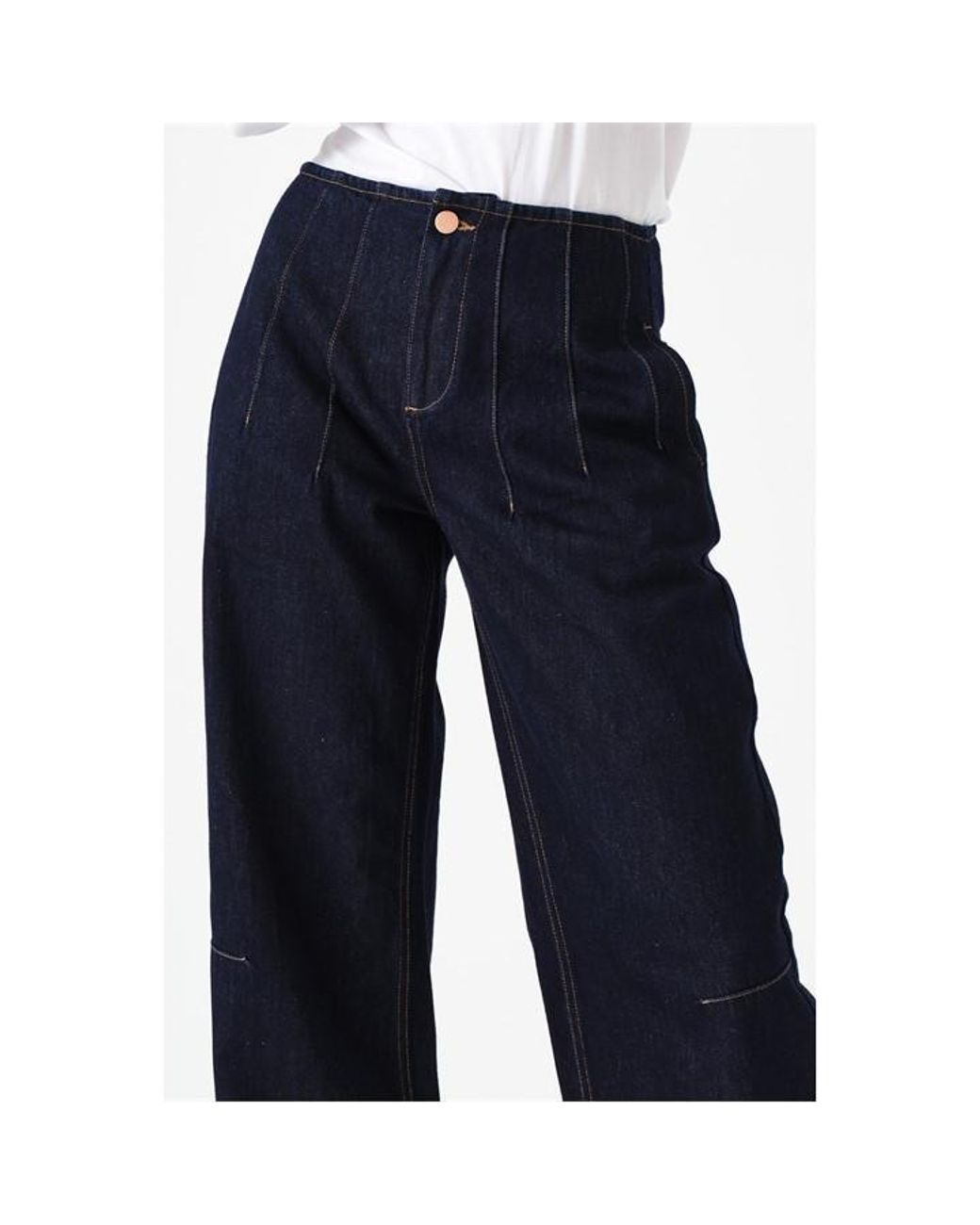 seventy + mochi Blue Noah Tapered Jeans