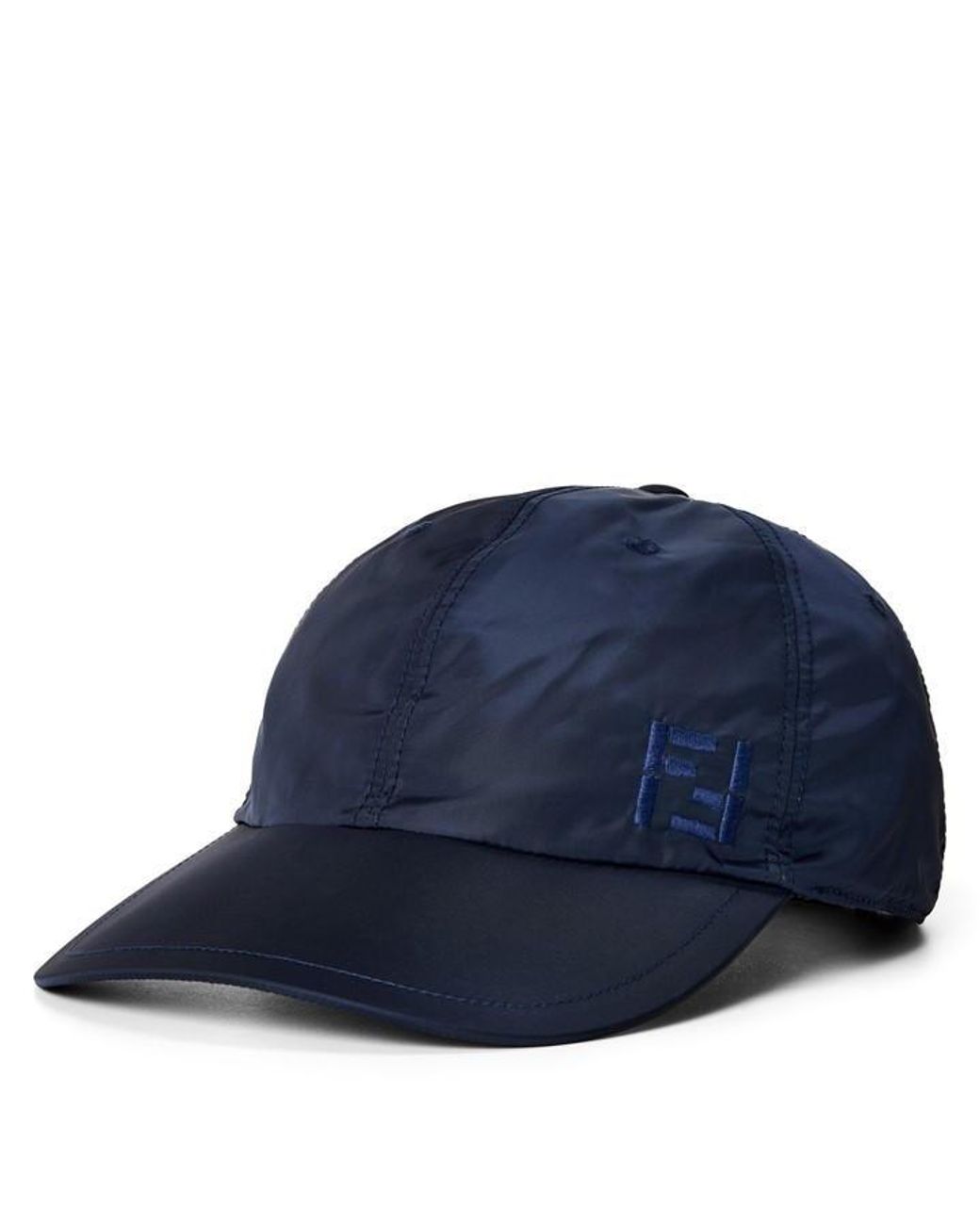 Fendi Blue Ff Baseball Cap for men