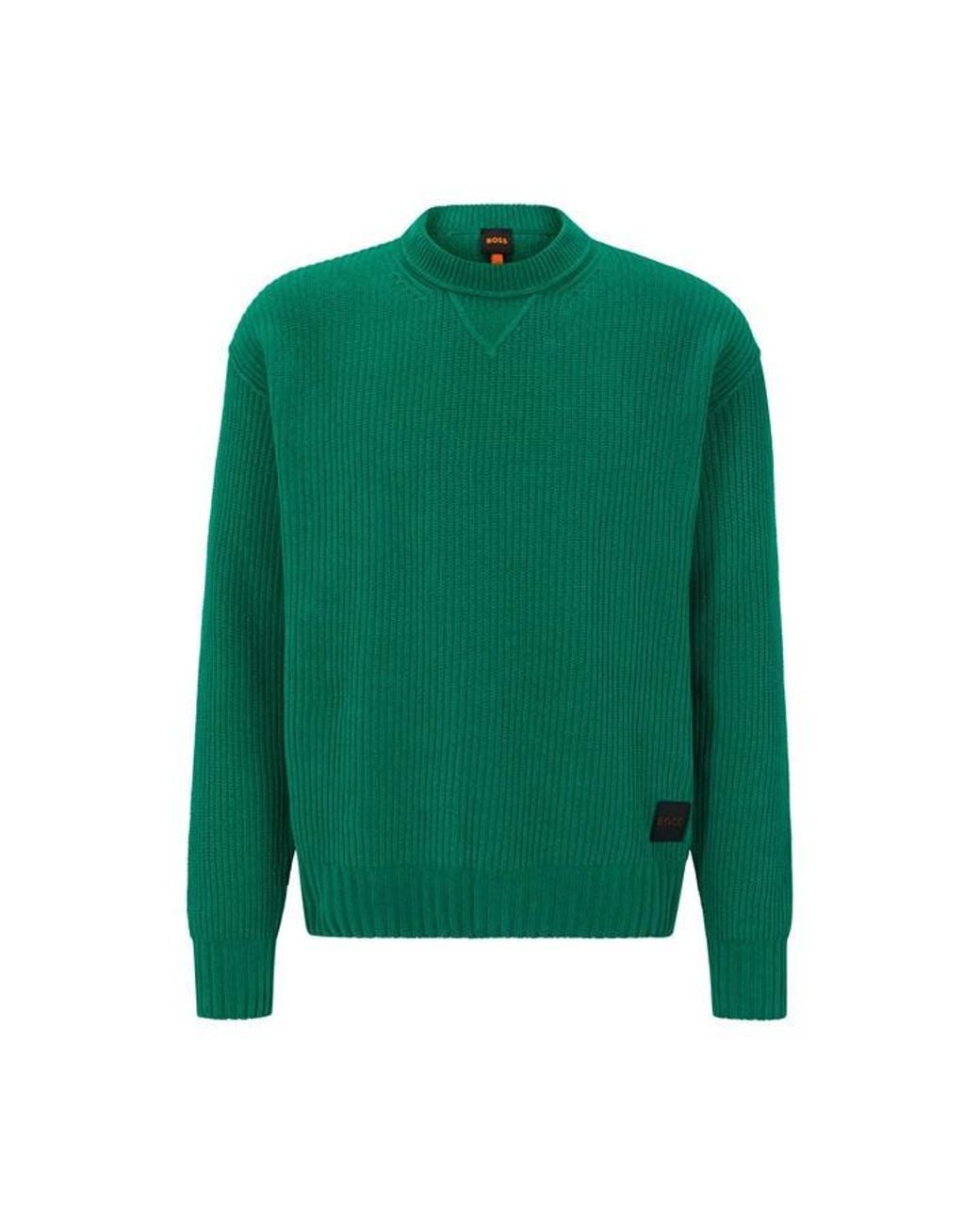 Boss Green Kinillo Knit Crew Neck Jumper for men