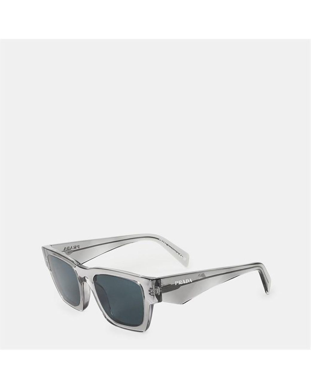 Prada Gray Symbole Sunglasses for men