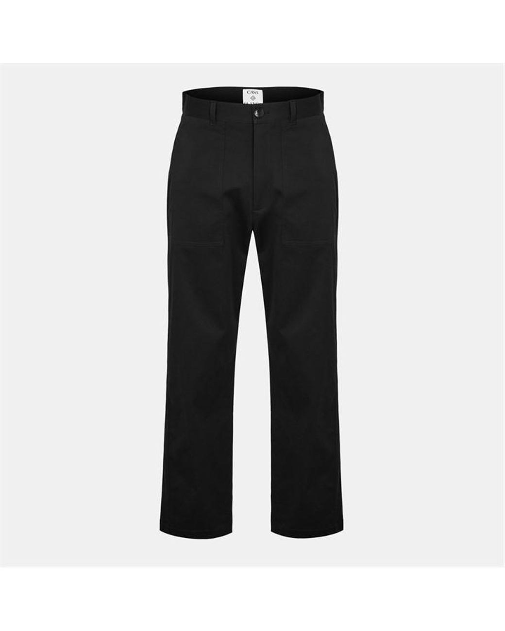 Casablanca Black Relax Wide Leg Trousers