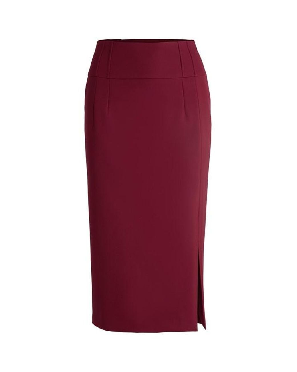 Boss Red Vizena Jersey Skirt
