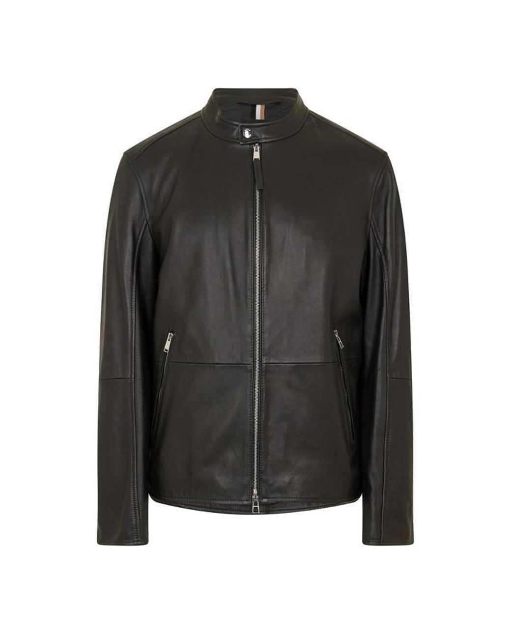 Boss Black Nokuri1 Leather Jacket for men