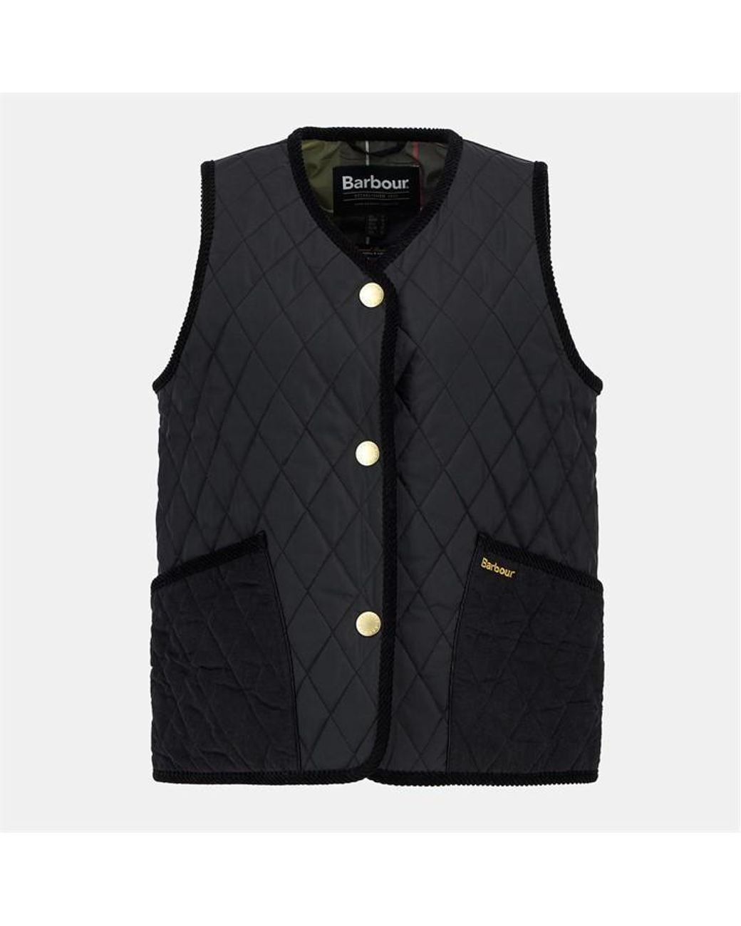 Barbour Black Enid Gilet