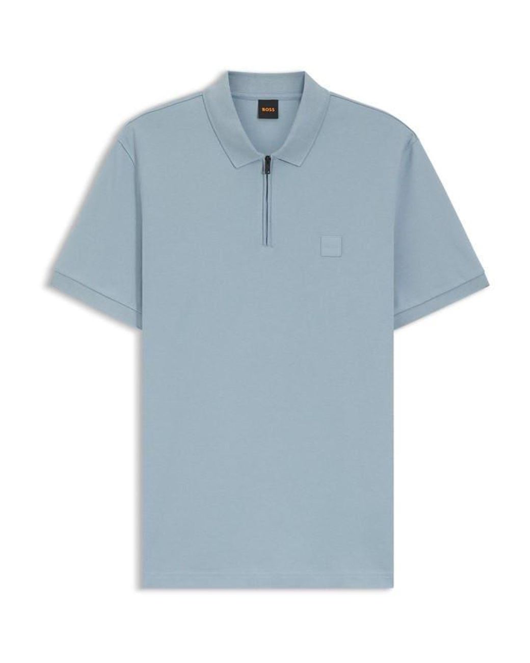 Boss Blue Twist Polo Shirt for men