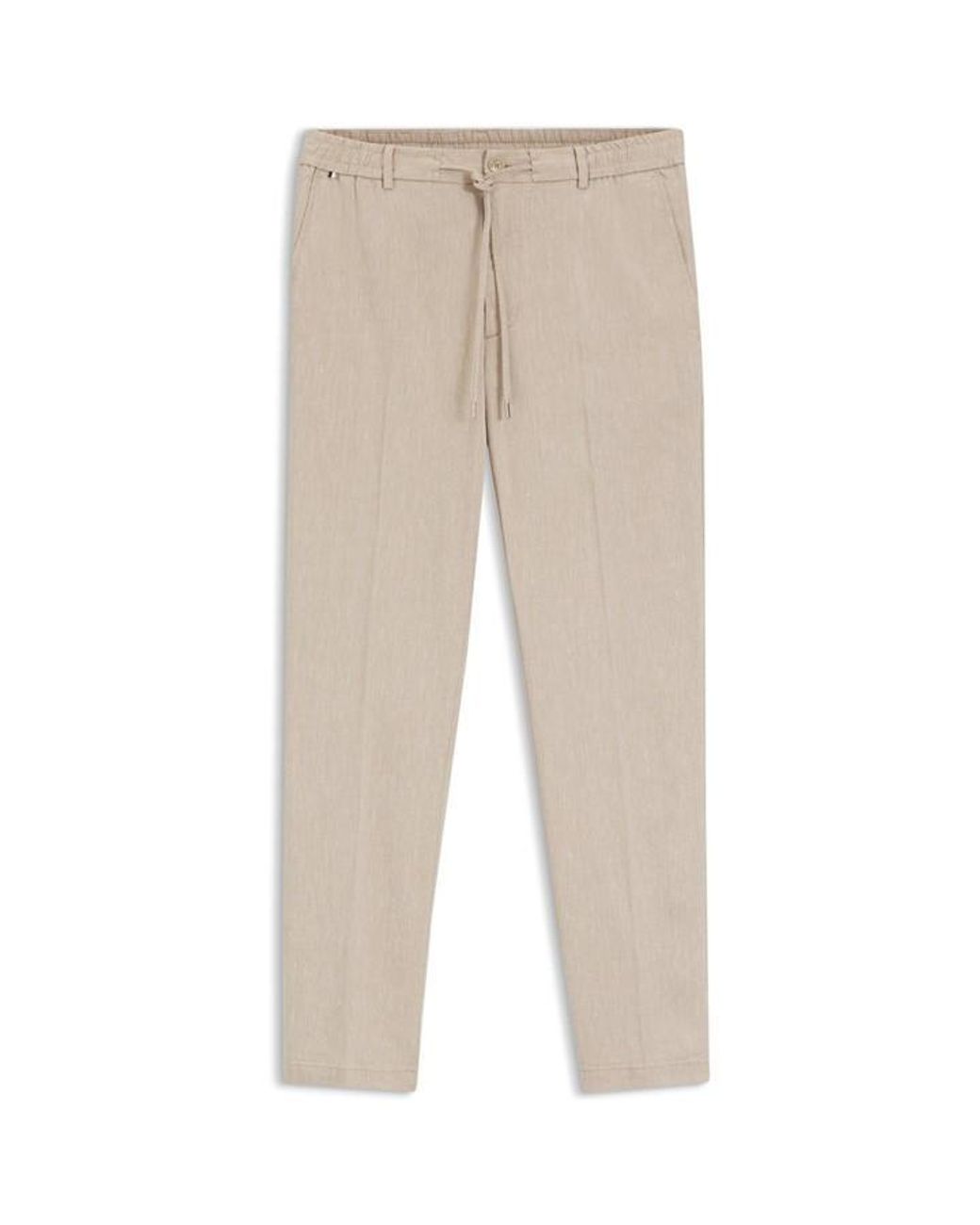 Boss Natural Straight Leg Trousers for men