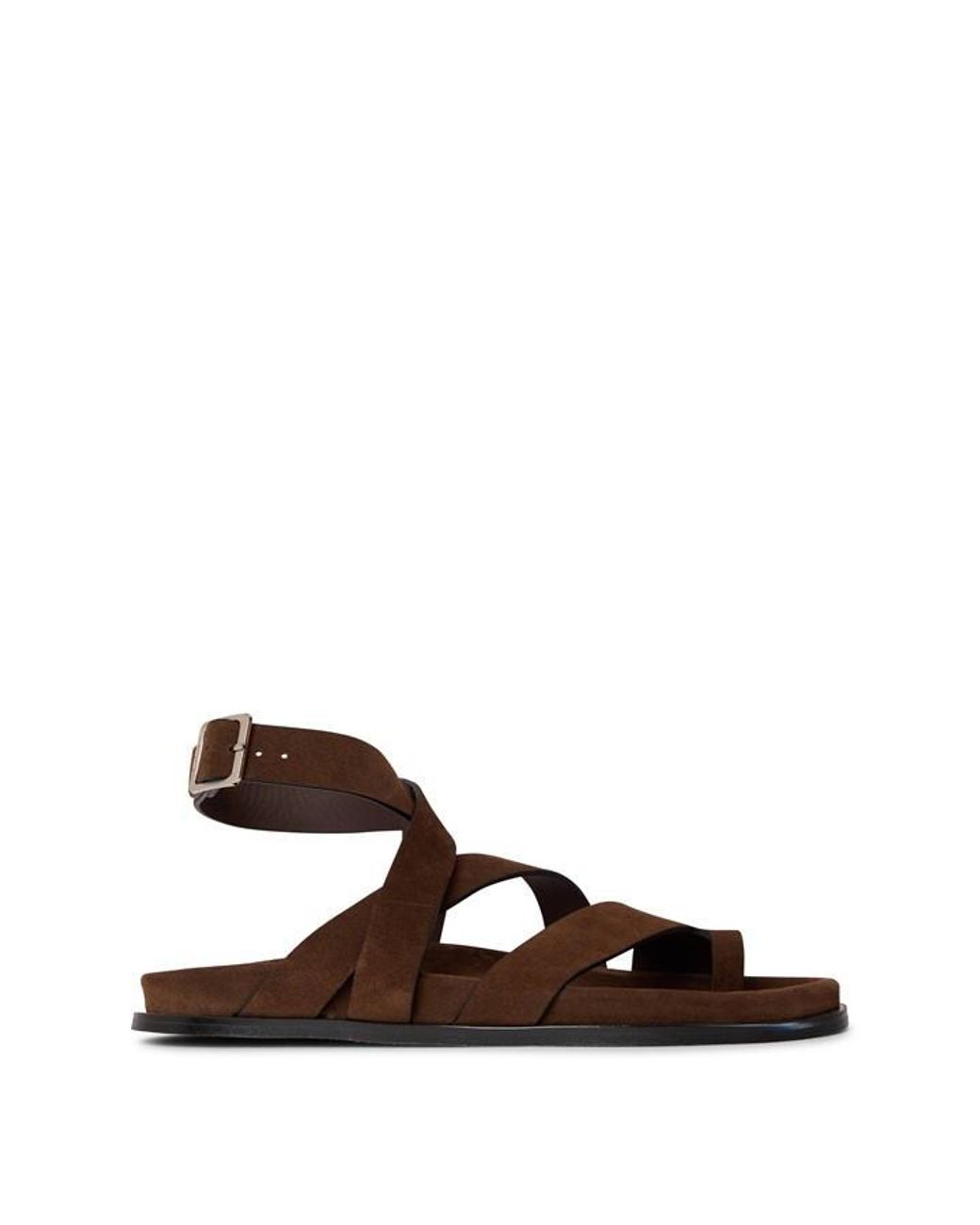 Alohas Brown Tide Flat Sandals
