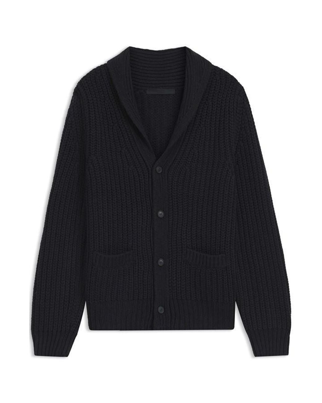Boss Blue X Beckham Relaxed-Fit Wool Cardigan for men