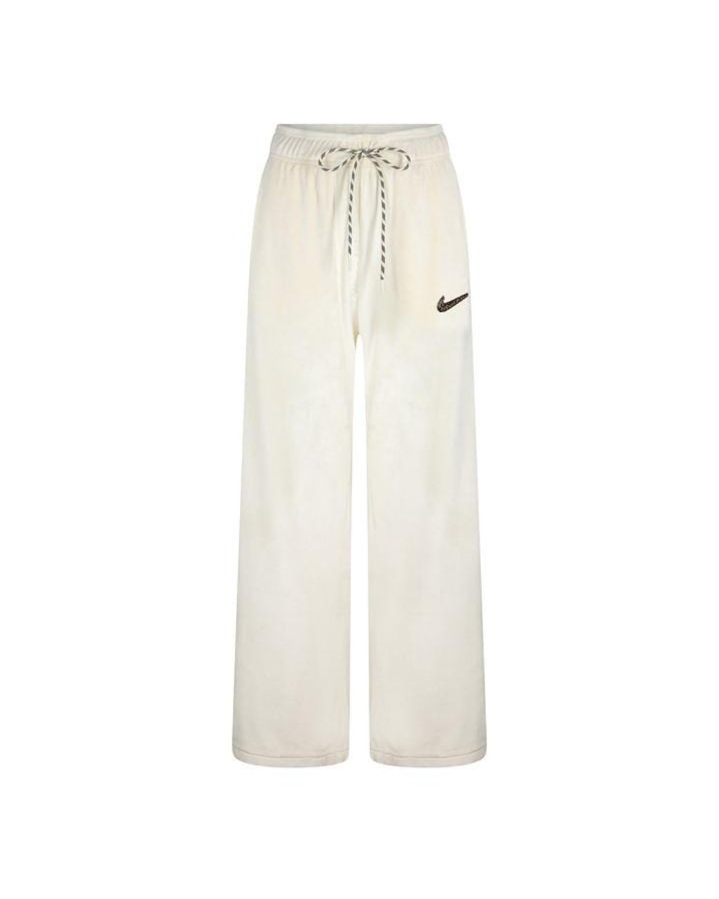 Nike White Velour Pants