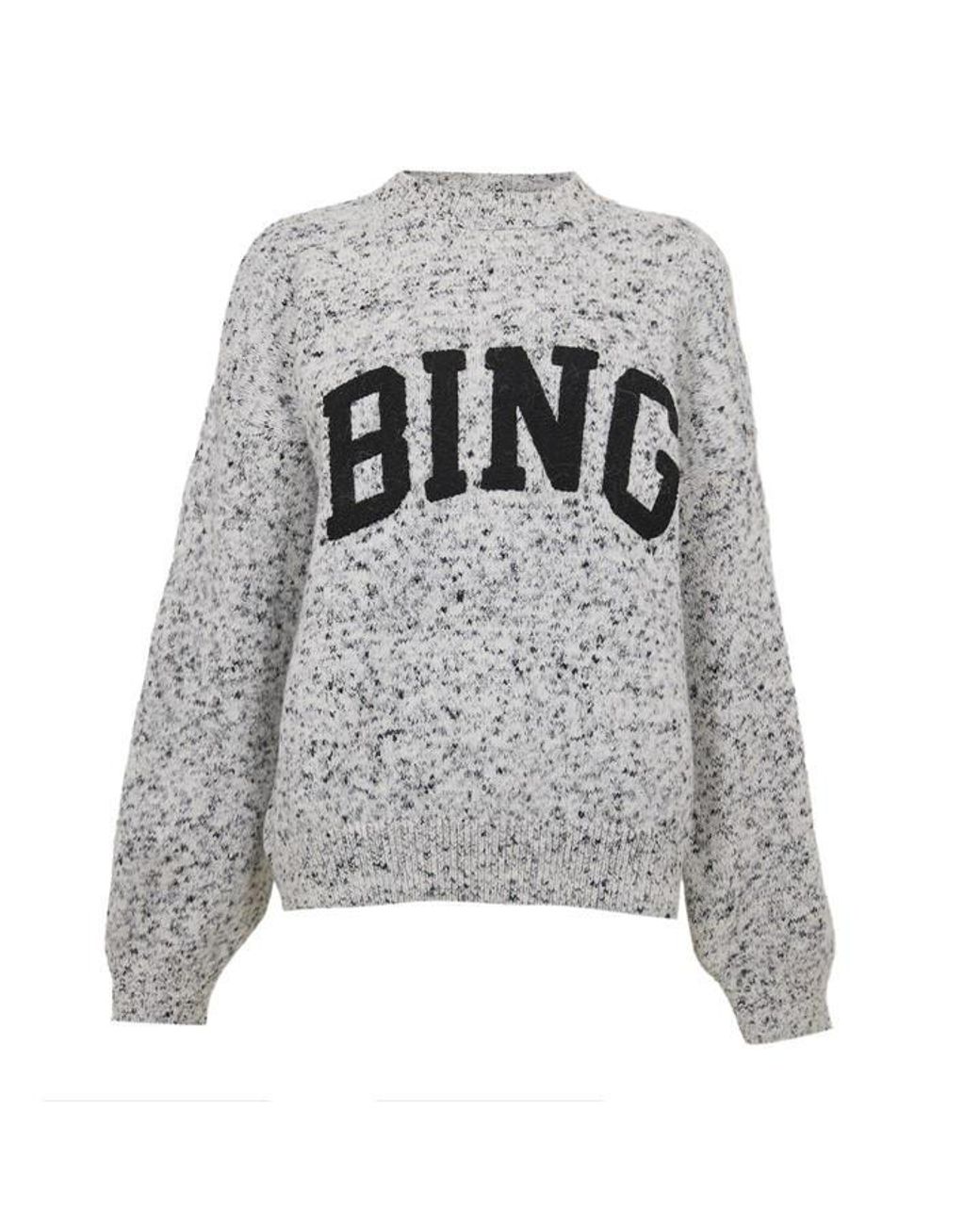 Anine Bing Gray Sydney Sweater