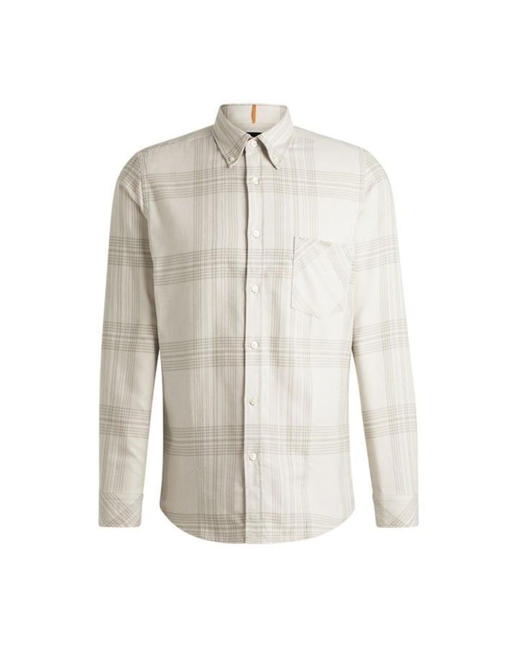 Boss Natural Rickert M Long Sleeve Patterned Shirt for men