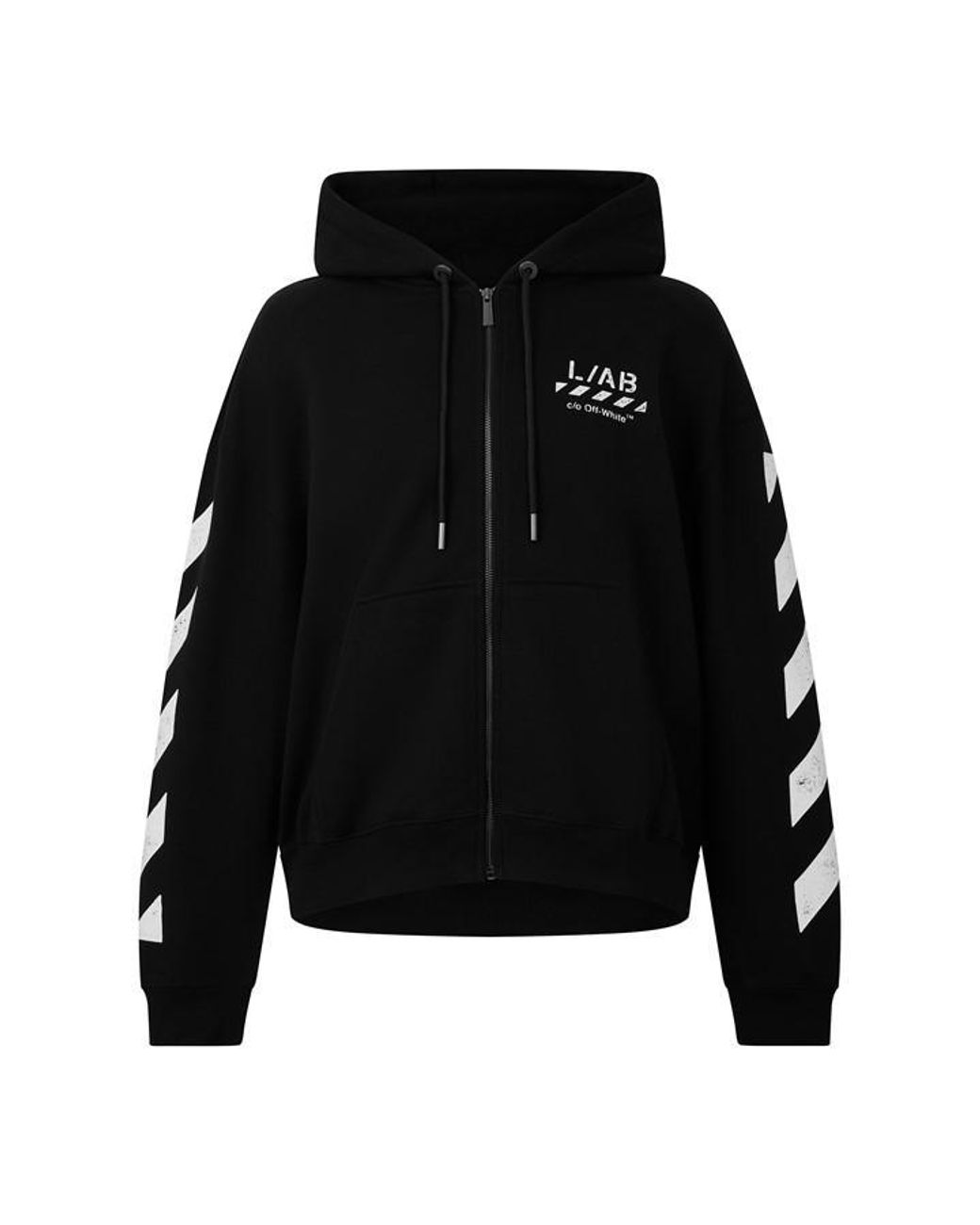 L/AB Off White Black L/Ab Off Diag Zp Hd Sn73 for men