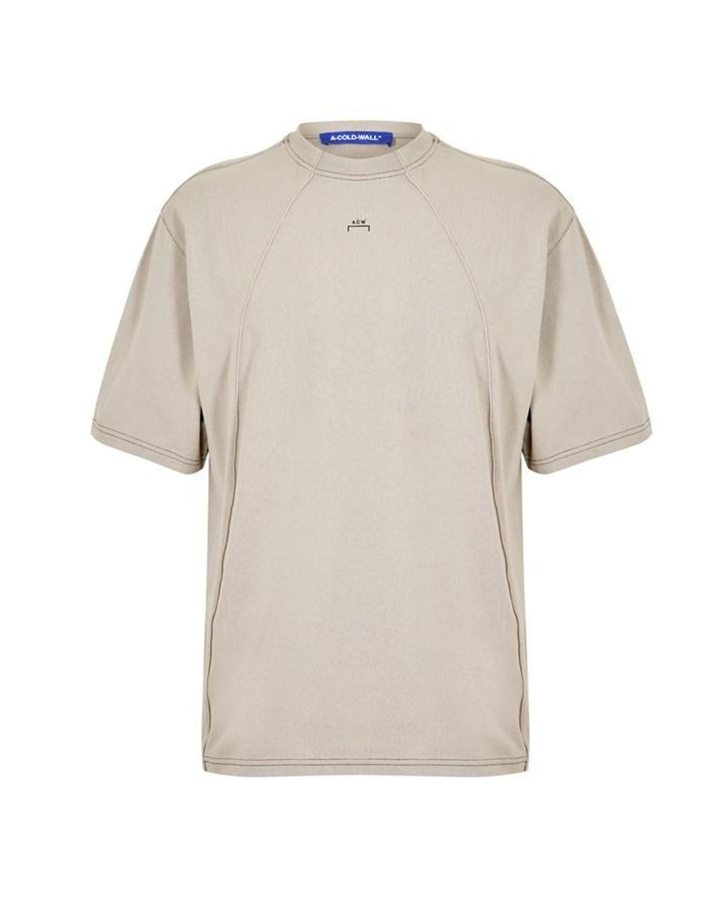 A_COLD_WALL* Natural Millbank T-Shirt for men