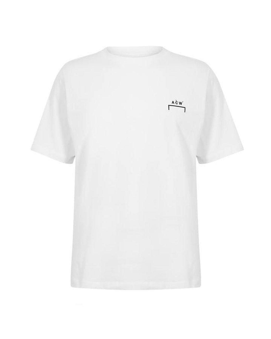 A_COLD_WALL* White Follot Logo T-Shirt for men