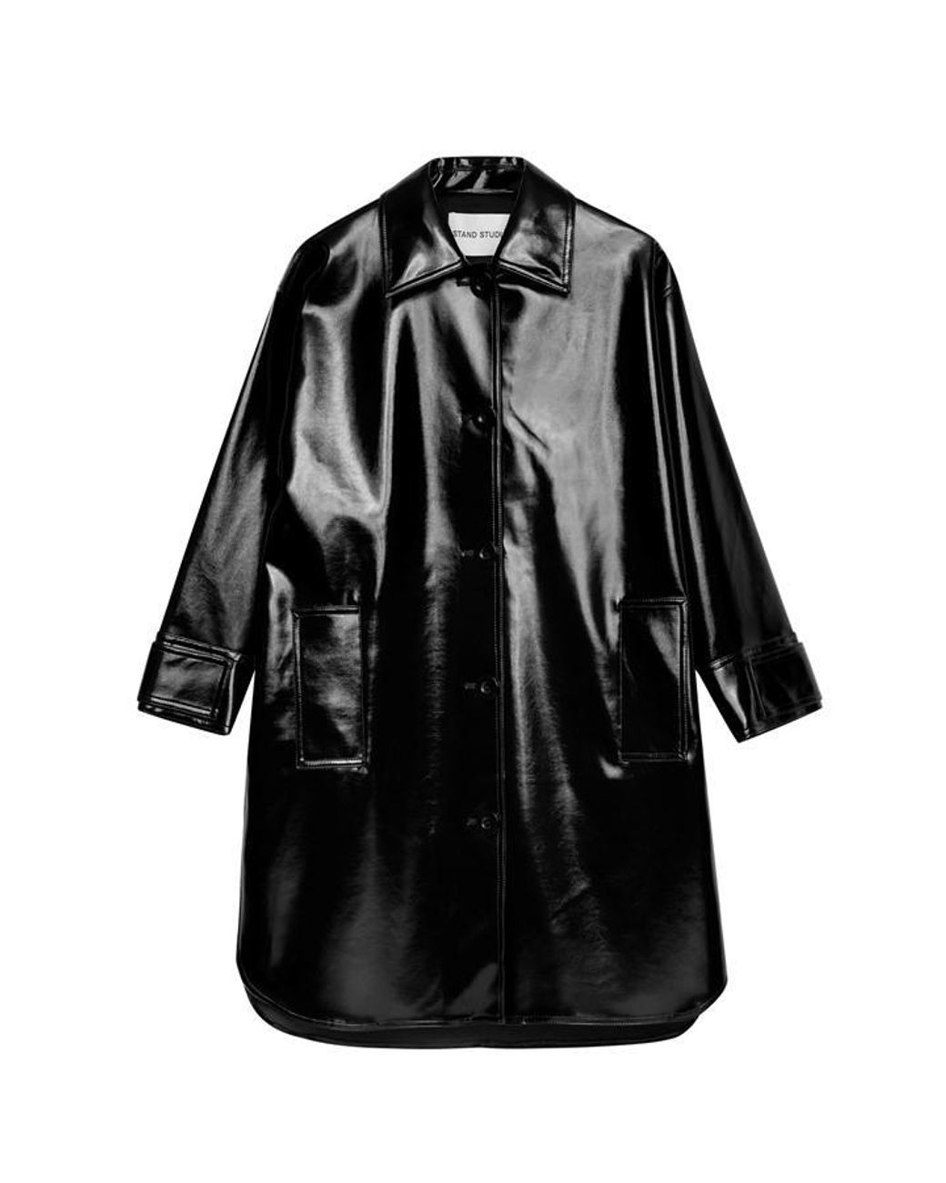 Stand Studio Kali Coat in Black Lyst UK