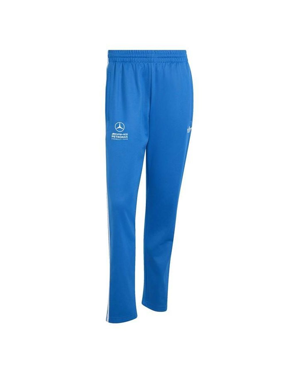 Adidas Originals Blue Embroidered Track Pants for men
