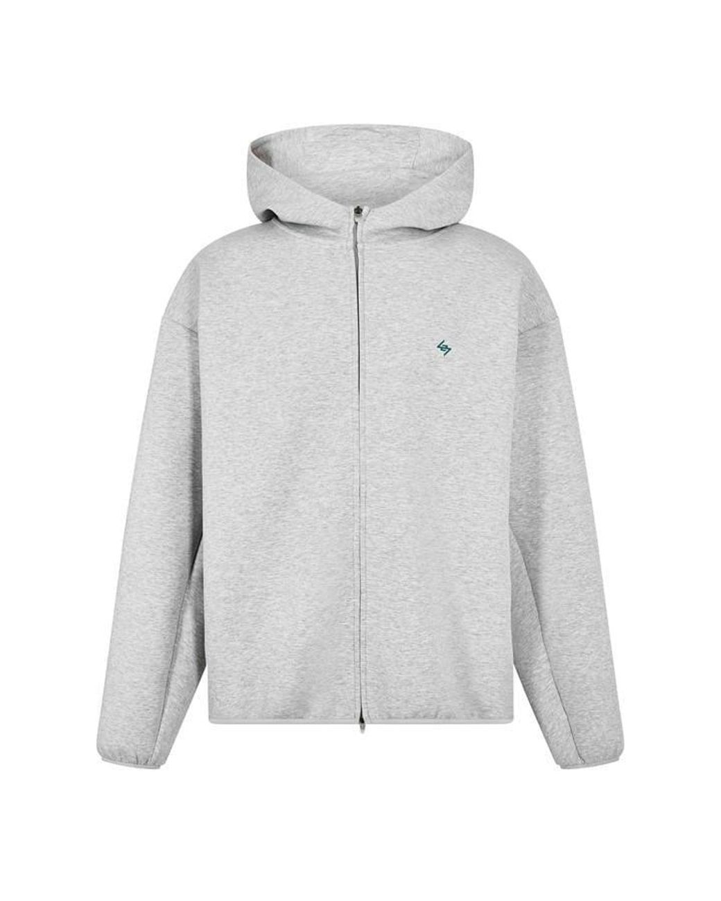 REPRESENT 247 Gray Performance Hoodie for men