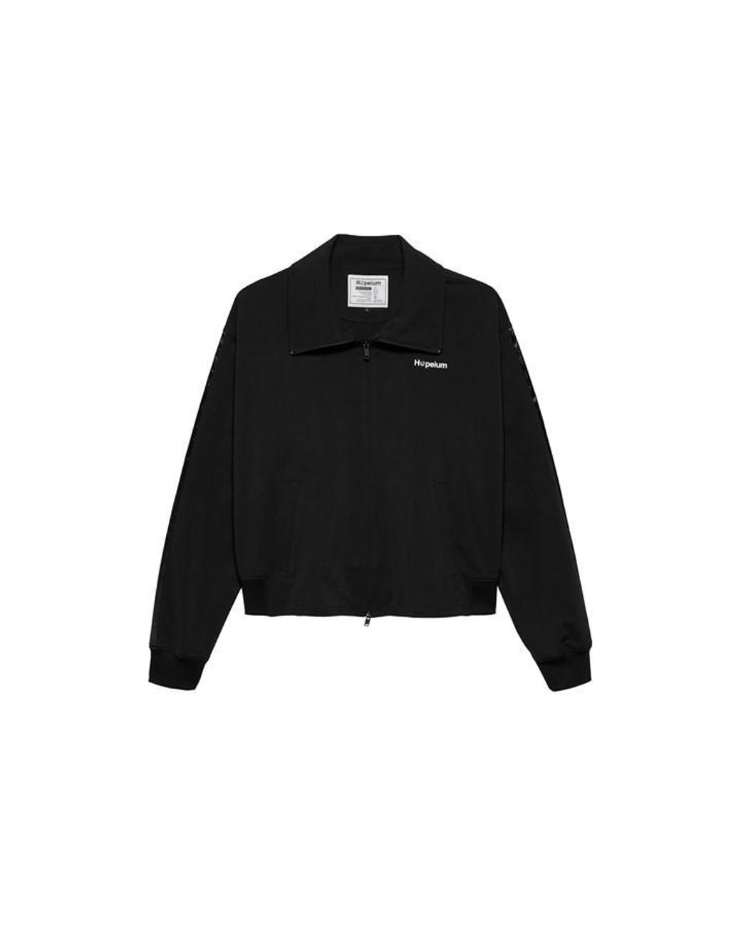 HOPEIUM Black Plate Track Jacket for men
