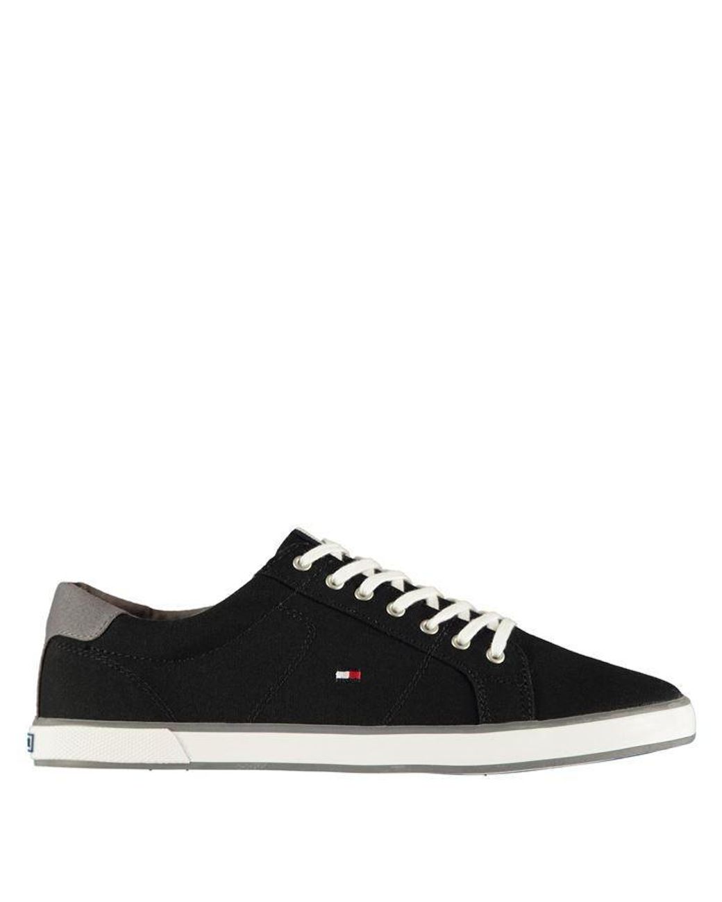 Tommy Hilfiger Black 1d Canvas Trainers for men