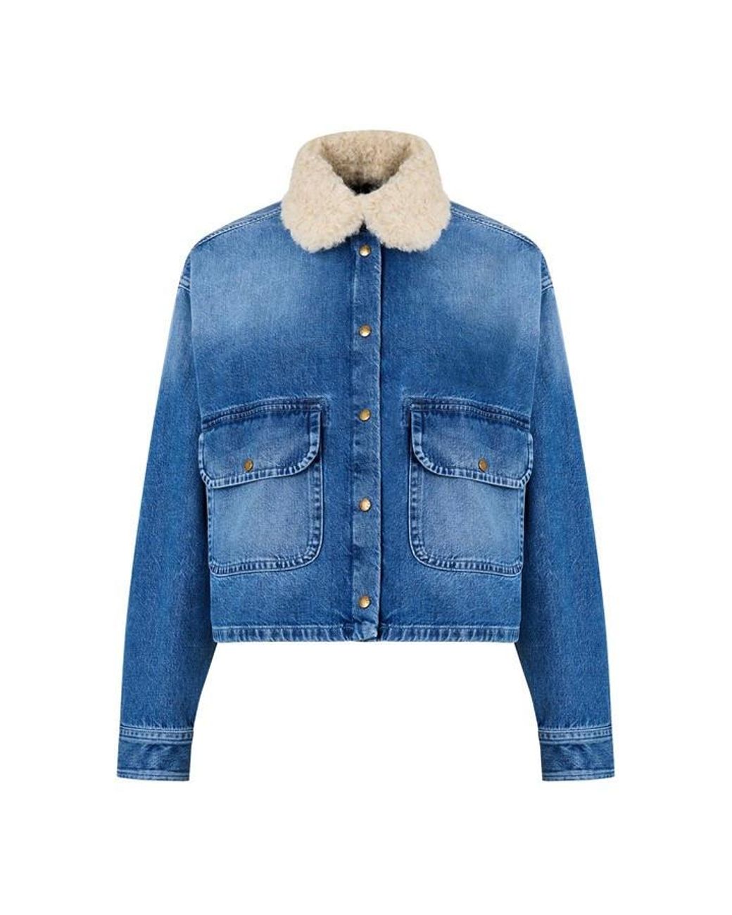Moncler Blue Denim Jkt Ld64