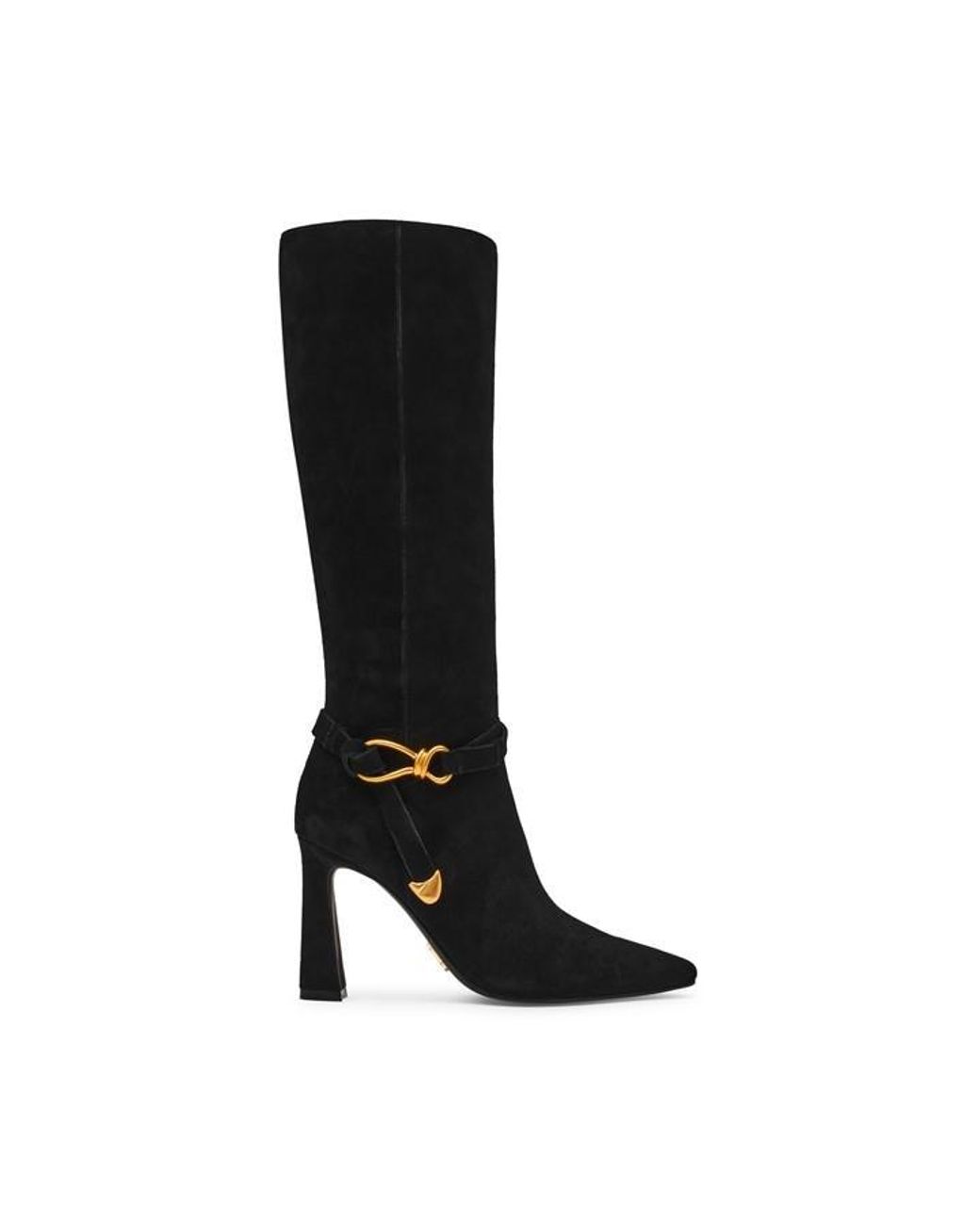 Steve Madden Black Sirrens Knee High Boots