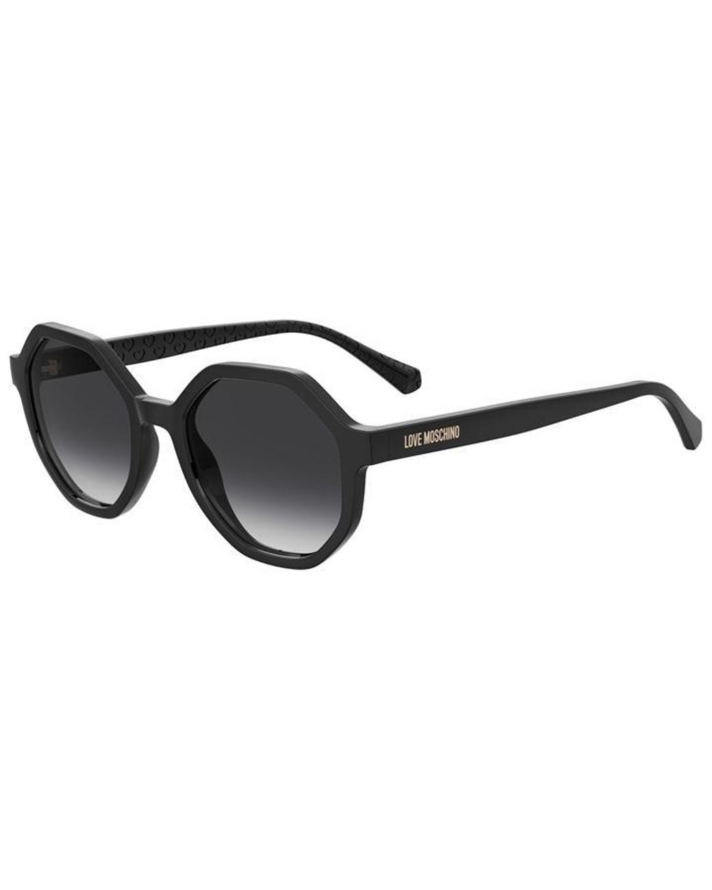 Moschino Black Round Sunglasses
