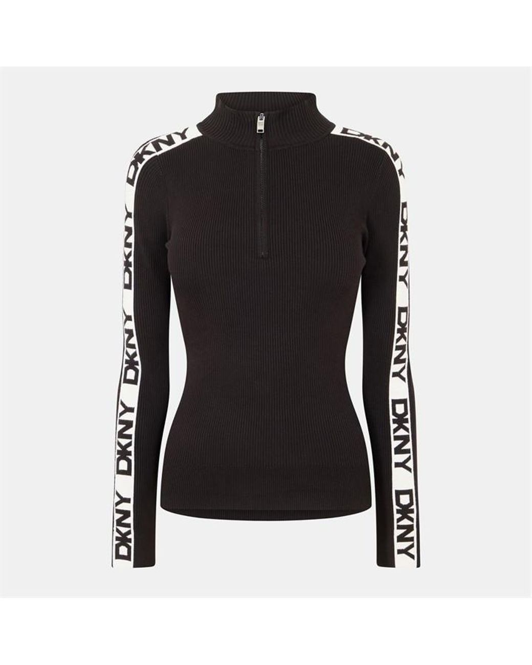DKNY Black Tape Knitted Top