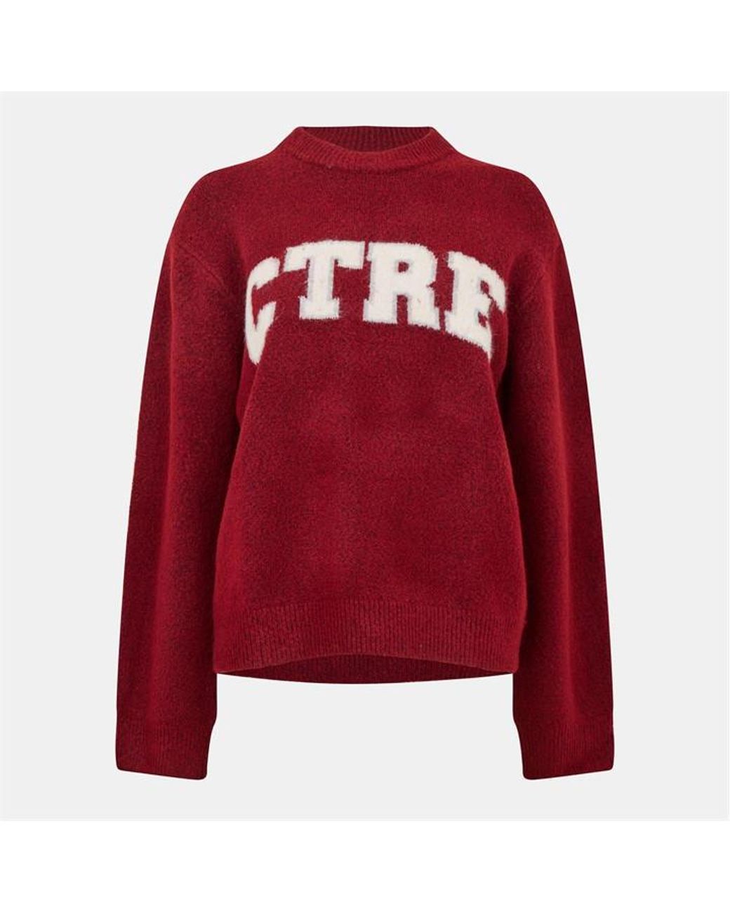 The Couture Club Red Knitted Sweatshirt