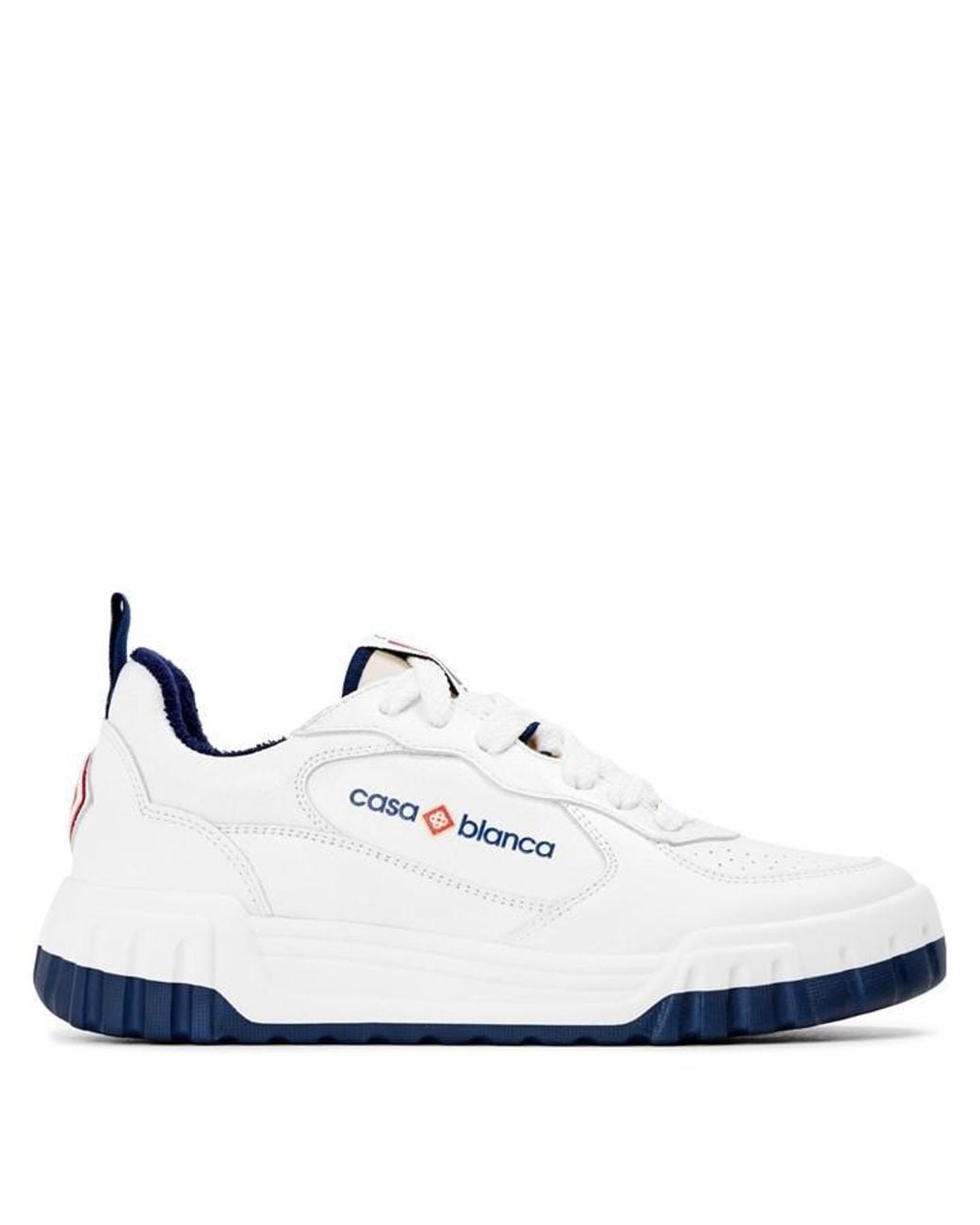 Casablanca White Casa Court Trainers
