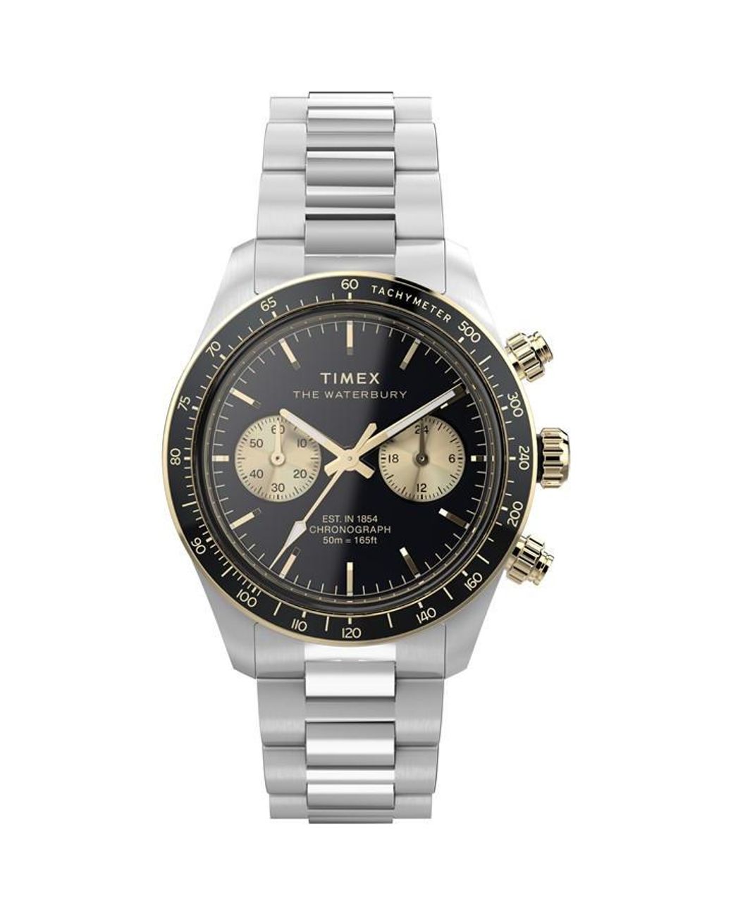 Timex Metallic Waterbury Analogue Quartz Watch for men