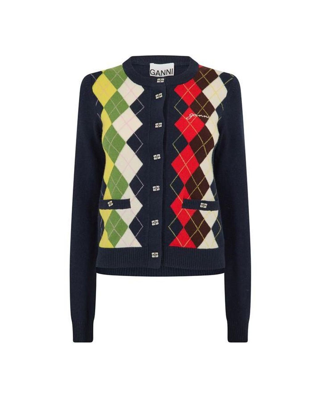 Ganni Black Cardigan
